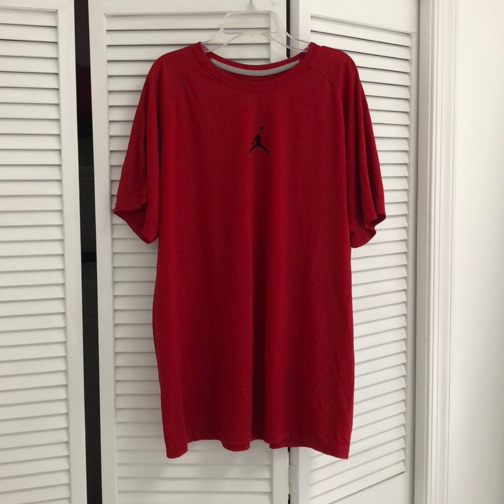 Red Jordan Dri Fit T-shirt